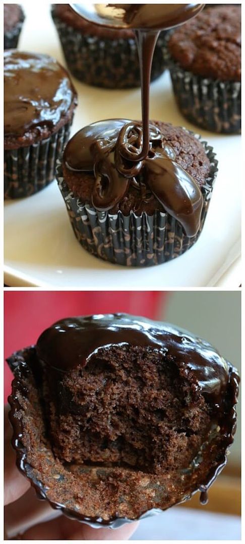 Healthy school birthday treats: Mega-Healthy Triple Chocolate Cupcakes | Daring Kitchen