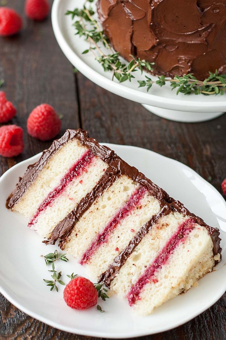 Turn this simple, delicious Chocolate Raspberry Cake at Liv for Cake into a gender reveal cake. Raspberries for girls, blueberries for boys! Get the details.