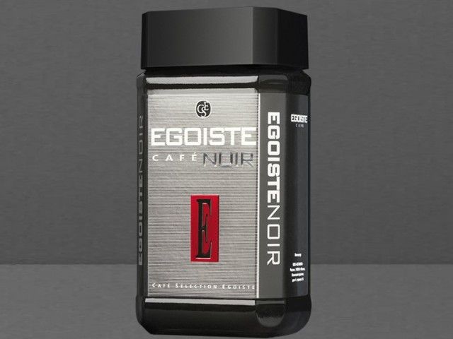 Egoiste Café Noir: instant coffee that actually tastes good, despite the cheesy package