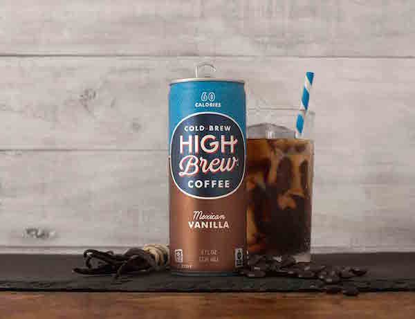 High Brew Coffee's fair-trade Mexican Vanilla coffee-in-a-can is delicious and easy for busy mornings.