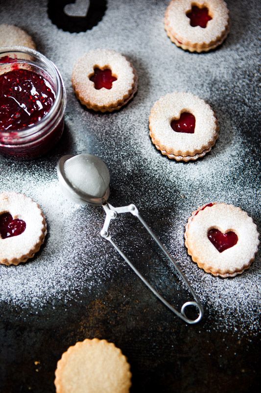 How to store homemade cookies to keep them fresh | Linzer Cookies recipe via Fox in the Kitchen