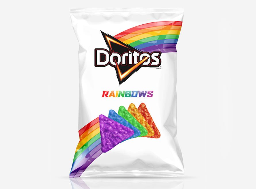 Rainbow Doritos in partnership with the It Gets Better Project in support of LGBT youth
