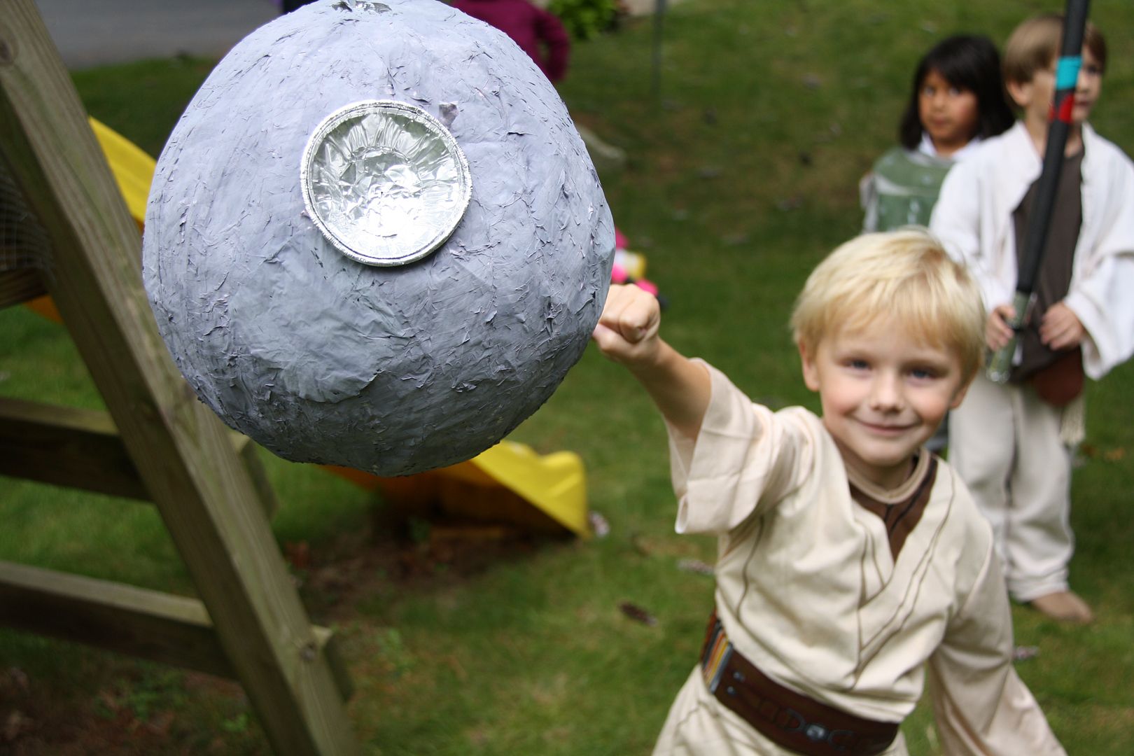 Star Wars birthday party activities: How to make an easy Death Star pinata on CoolMomPicks.com