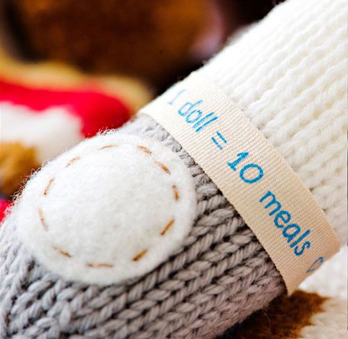 Cuddle & Kind handknit dolls that also feed kids in need