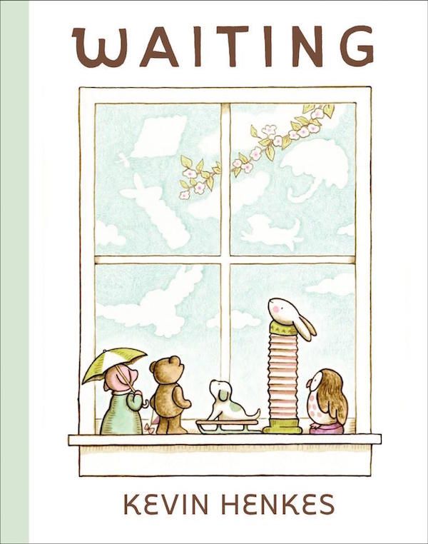 Kids learn about the art of waiting, in Waiting by Kevin Henkes.