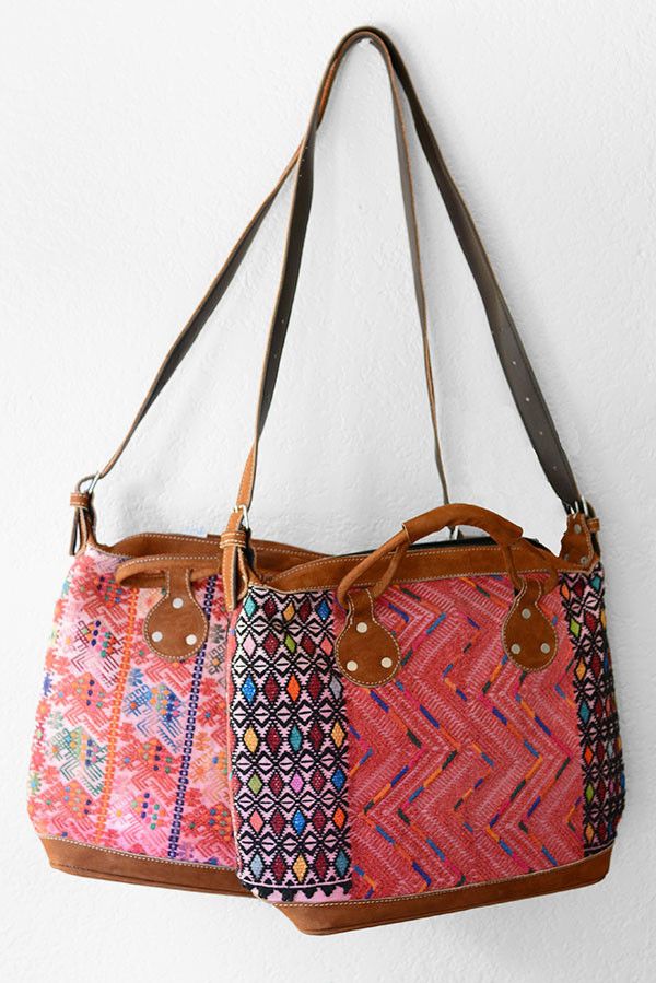 diaper bags that give back: The Mayan Overnight bag from Purse and Clutch