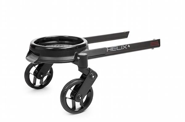 The Helix conversion kit turns your Orbit stroller into a double stroller.