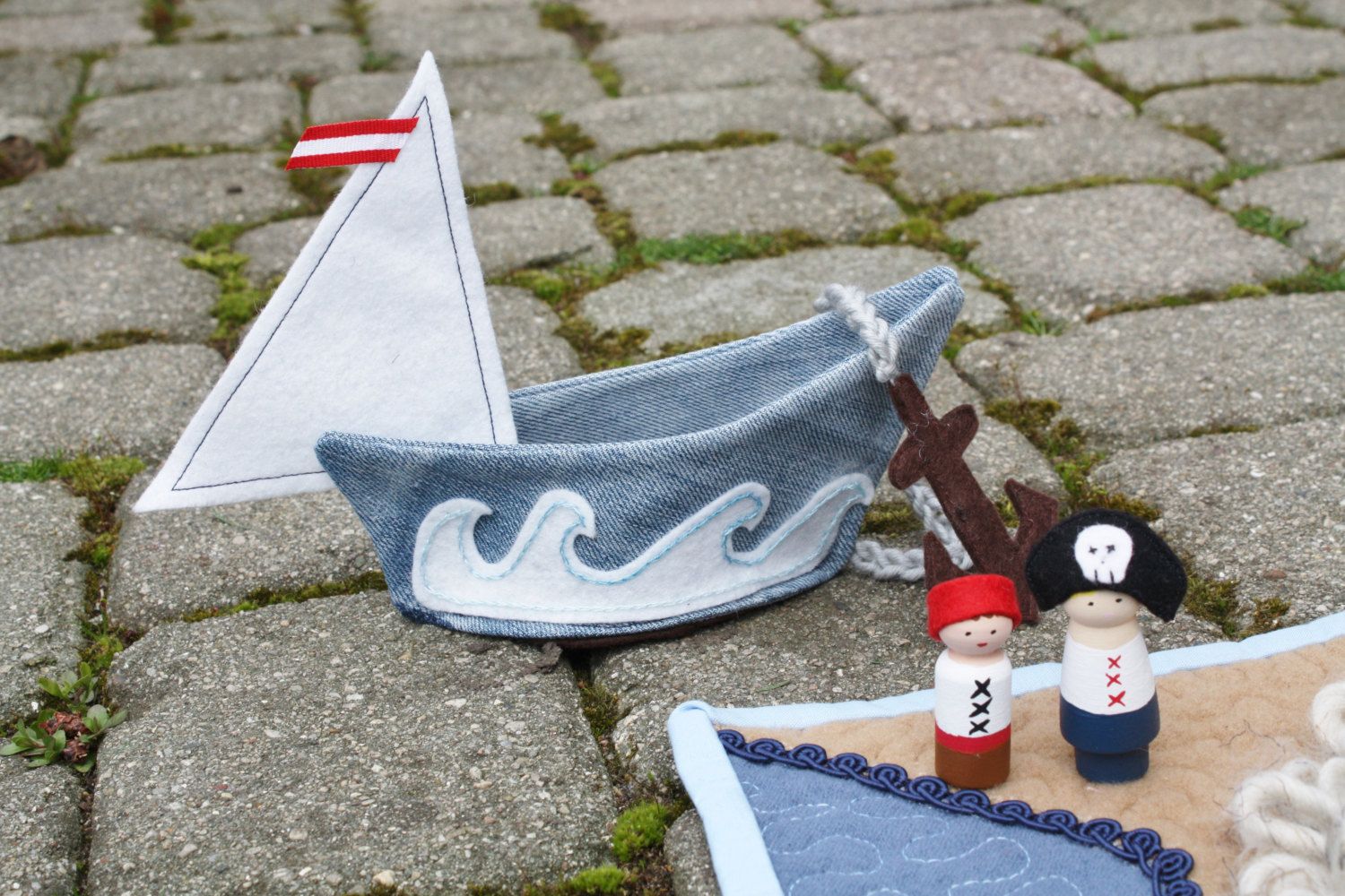 Pirate Play Mat from Songbird & Hollow at Etsy