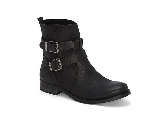 best fall ankle boots: Pierson buckle moto boot by Vince Camuto