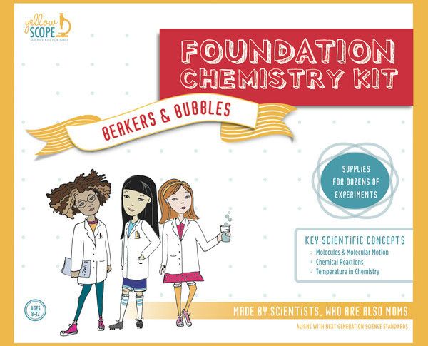 Yellow Scope's Foundation Chemistry Kit for girls