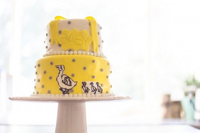 Make Way for Ducklings birthday party for kids: birthday cake at Tiny Prints