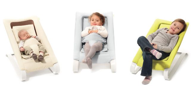 The Bamboo modern baby bouncer from Bombol is an investment that will last till your kids are toddlers, at least.