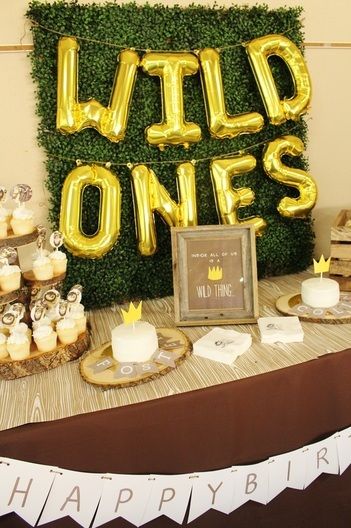 Where the Wild Things Are birthday party ideas from Crowning Details