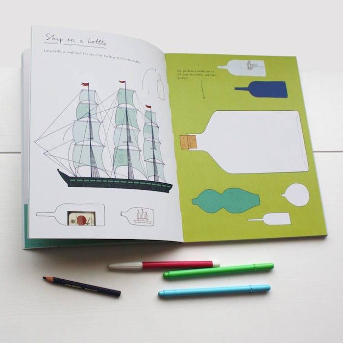 Cool activity books for summer: Drawing in the Sea by Harriet Russell