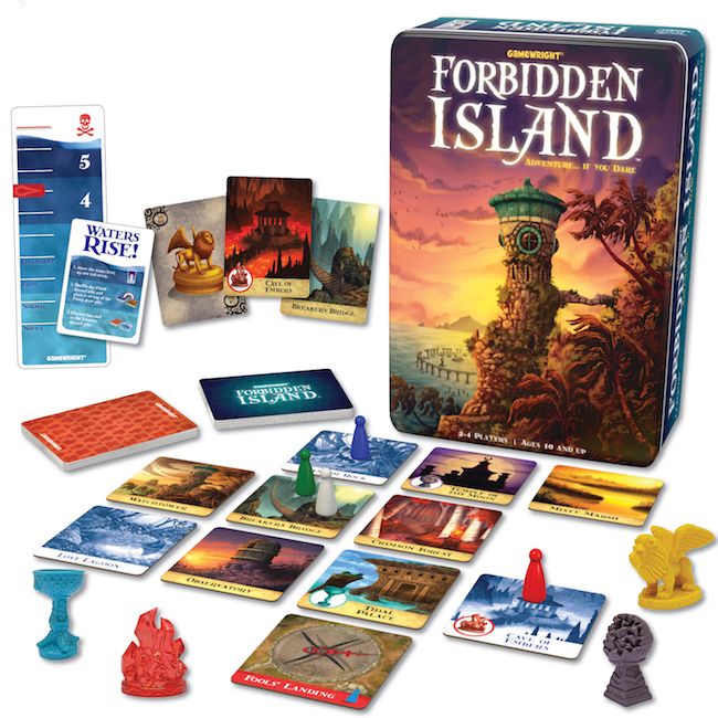 The best board games for older kids: work together to collect the treasures at Forbidden Island