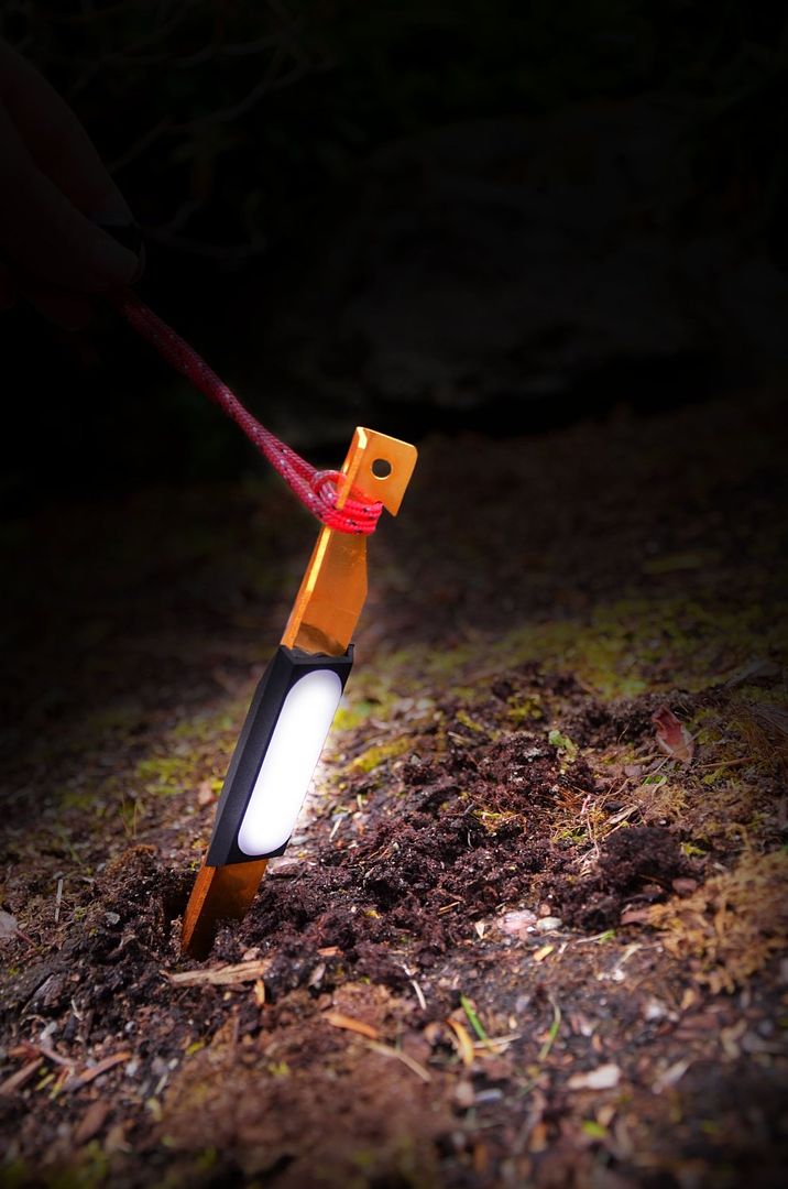 No more tripping! Use these LED tent stakes when camping with kids instead.
