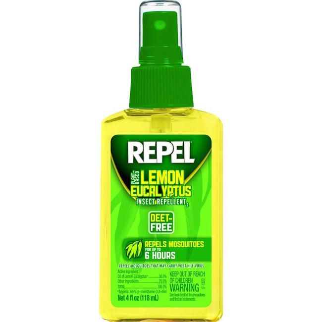 Repel's Lemon Eucalyptus insect repellent is a natural formula that protects against Zika for up to 7 hours.