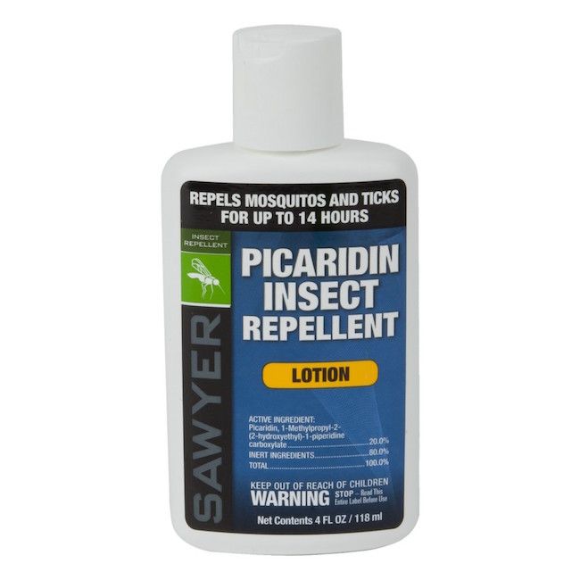 Sawyer Picaridin Insect Repellent protects against Zika virus for up to 8 hours.