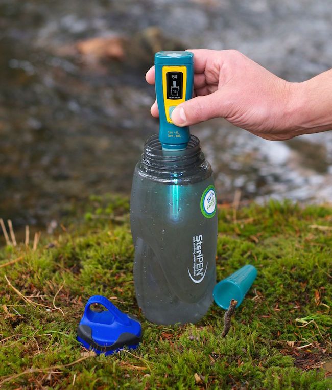 Amazing Father's Day gifts for dads who love camping: The SteriPEN Ultra water purifier keeps your drinking water clean while camping 