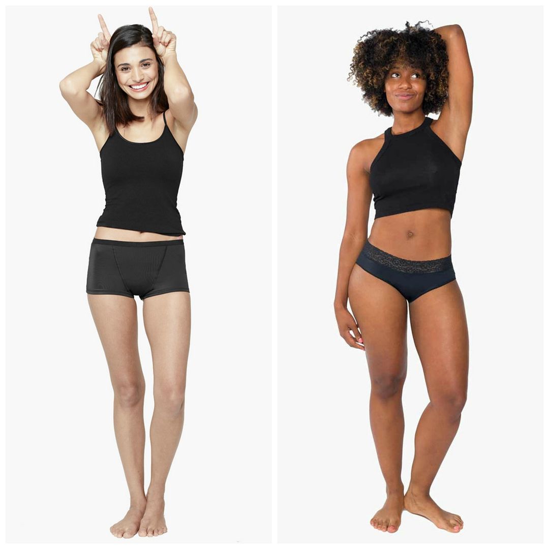 THINX period underwear review: Boyshorts and hip huggers