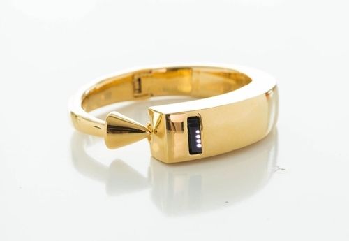 Bezels & Bytes Fitbit Jewelry: The gold cone bracelet is hot! 