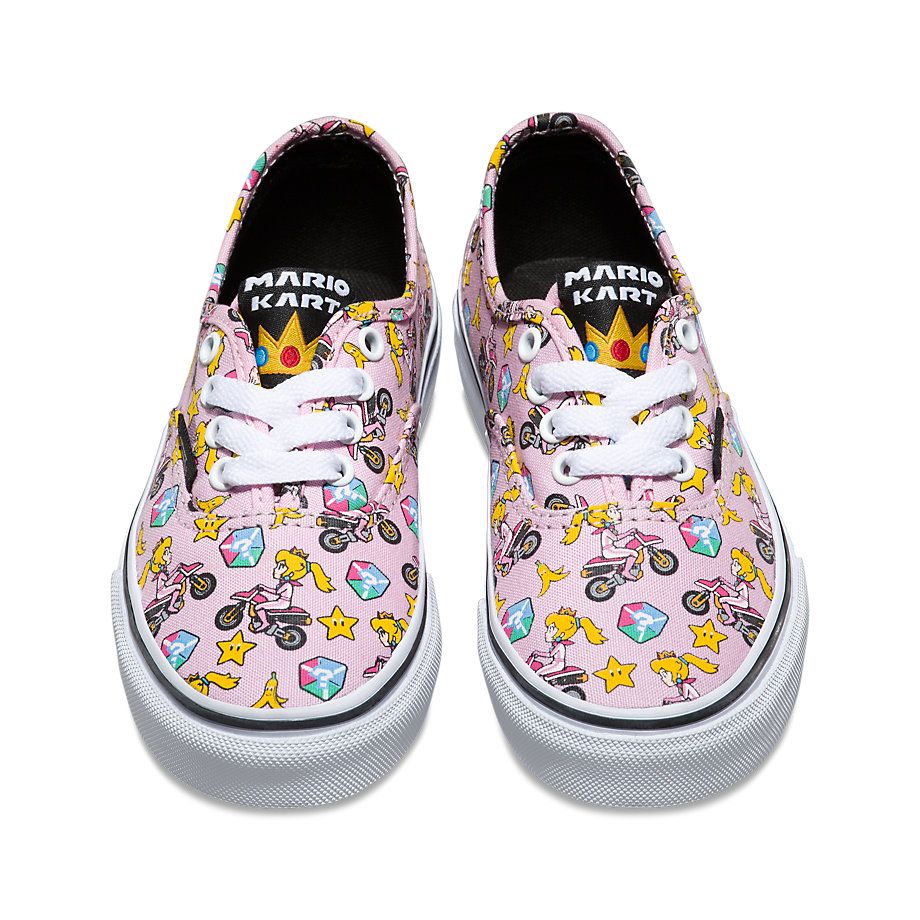 Princess Peach vans, part of the new Vans x Nintendo collection in stores now