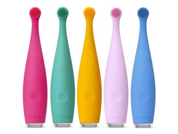 The soft, safe, and clean ISSA mikro toothbrush for babies. 