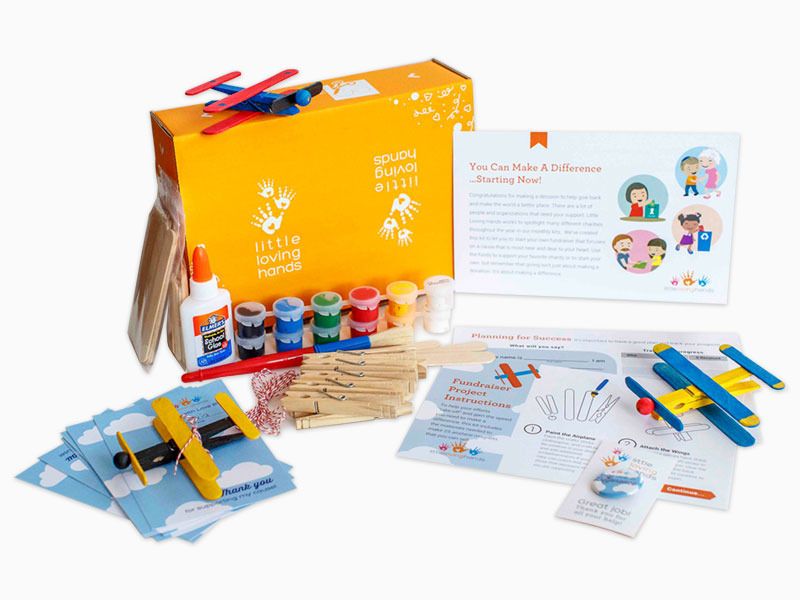 Craft kits for kids: Living Loving Hands Fundraising Craft Kit
