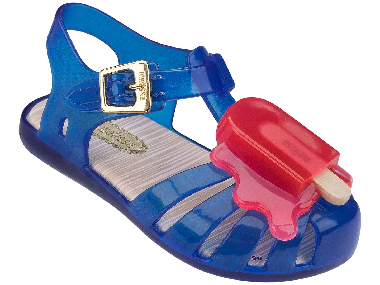 Cute spring shoes for girls: Mini Melissa Aranha VIII melted popsicle sandals