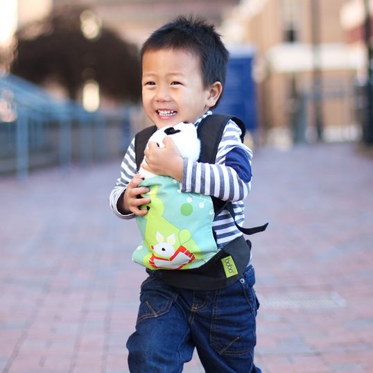 Adorable baby (doll) carriers for kids, from Boba.