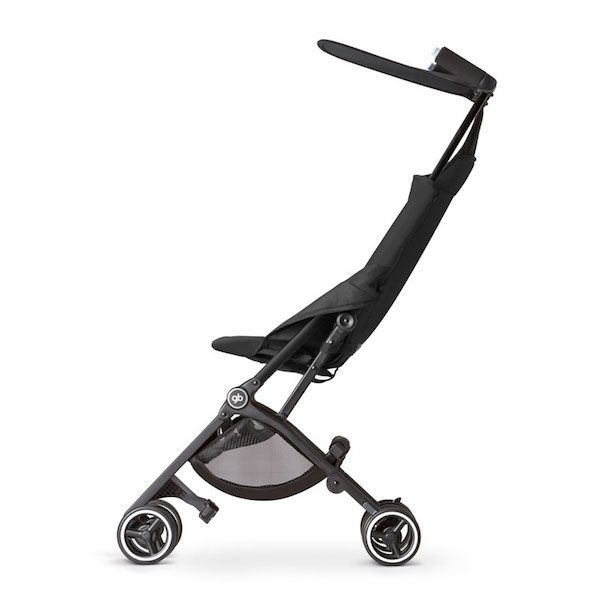 We're big fans of the new gb Pockit stroller, which is sleek, lightweight, and folds down small enough to fit in your carry on.