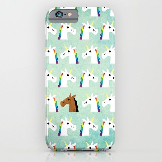 Affordable gifts for kids who love horses: the I'm a Horse iPhone 6 case at Society 6