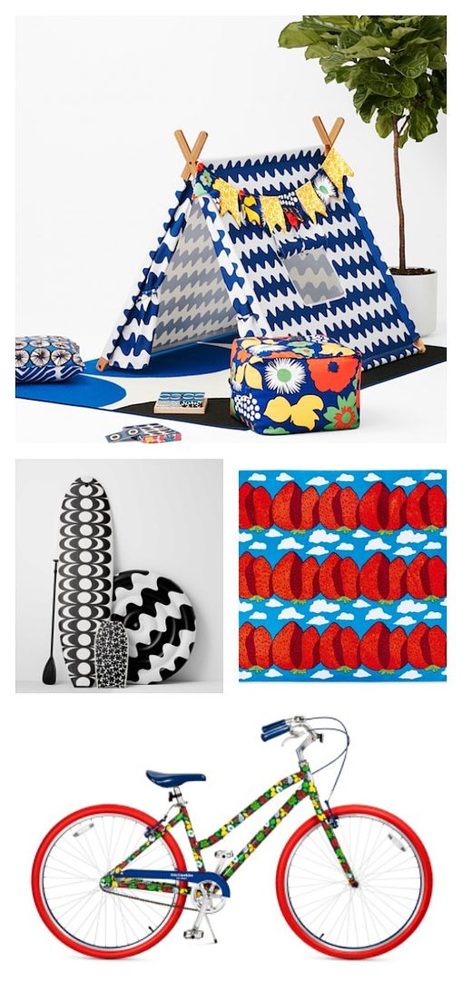 Tons of bright, fun outdoor items in the new Marimekko for Target collection. We want them all!