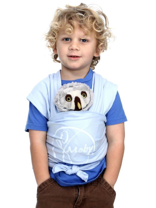 The Moby Wrap Mini is a kid-sized version of one of our favorite baby carriers. The perfect sized for your stuffed owls.