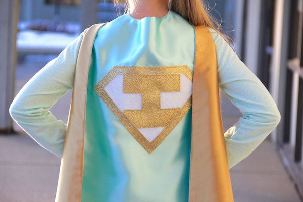 You can completely customize a superhero cape for your kids -- even picking your fabric colors -- from Super Kid Capes. 