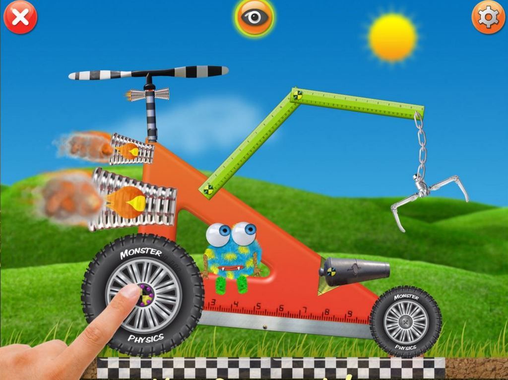 Best science apps for kids: Monster Physics