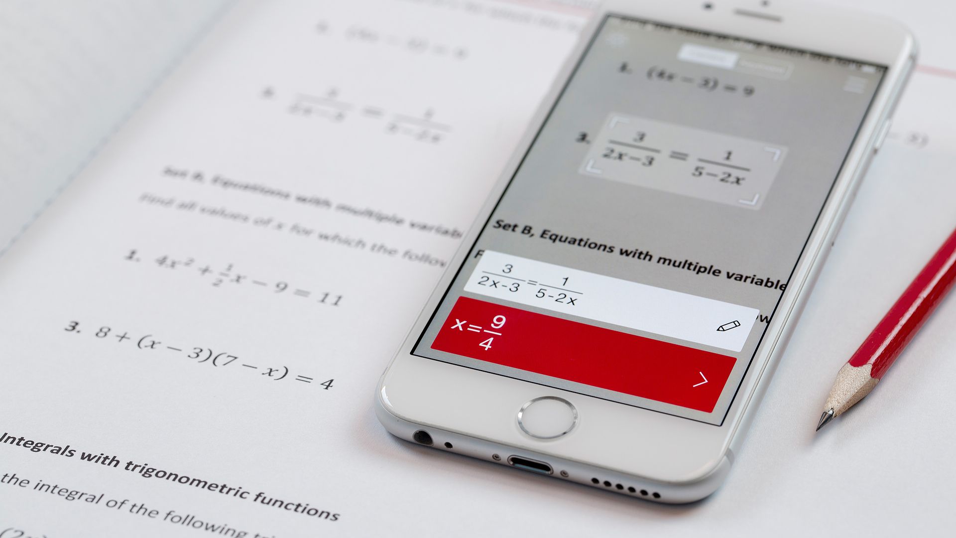 Math apps for high schoolers: Photomath Calculator 