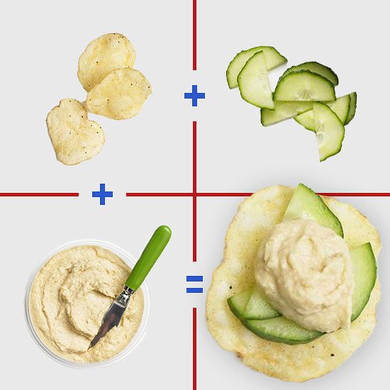 Hummus Cucumber Chips at Better Homes and Gardens