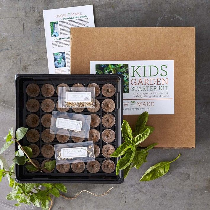 Cool Mom Eats holiday gift guide 2016: Gifts for kids in the kitchen | Kids Garden Starter Kit at Williams-Sonoma