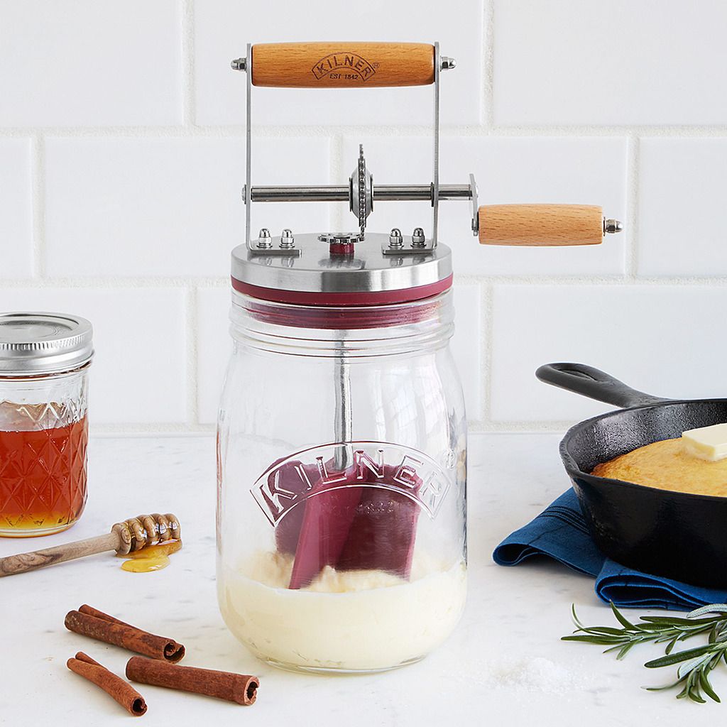 Cool Mom Eats holiday gift guide 2016: Gifts for kids in the kitchen | Kilner Butter Churner at The Grommet