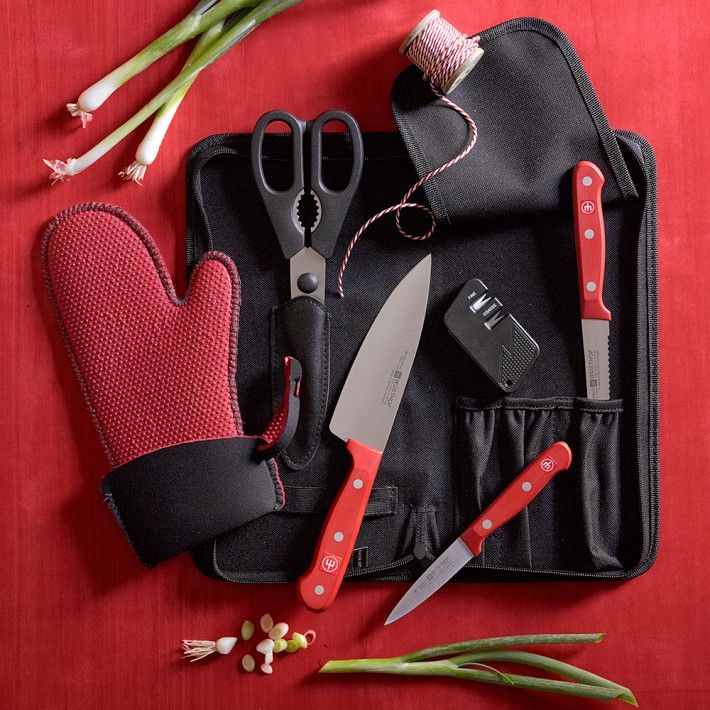 Cool Mom Eats holiday gift guide 2016: Gifts for kids in the kitchen | Wustof Gourmet Junior Chef 6-piece knife set at Williams-Sonoma 