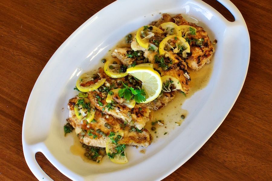 Chicken Piccata makes it to the top of our list for family-friendly New Year's dinner recipes. | Our Family Eats