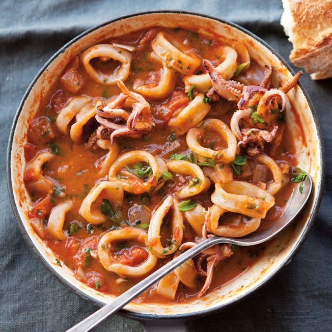 Amazing holiday dinner recipes made easier with our favorite store-bought shortcut: Calamari Fra Diavolo at Taste, the Williams-Sonoma blog