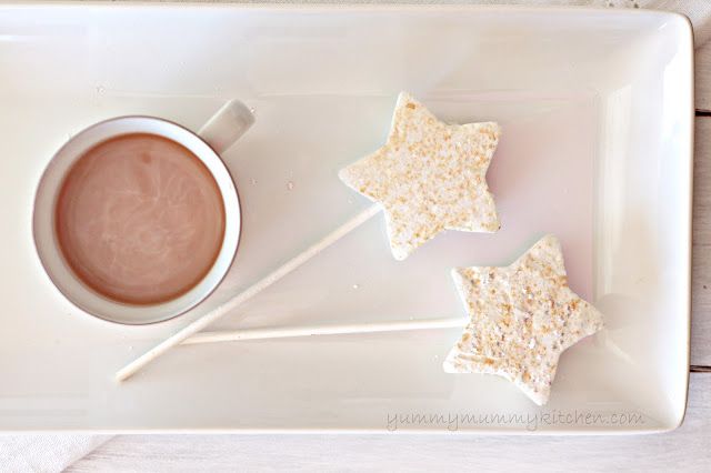 Glittery Marshmallow Stars