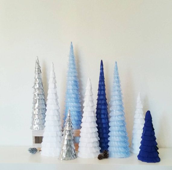 These ribbon trees from The Decor Room on Etsy are available in tons of colors and sizes.
