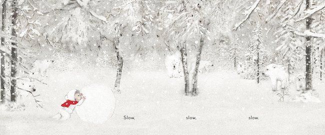 The best new Christmas books for kids: First Snow by Bomi Park