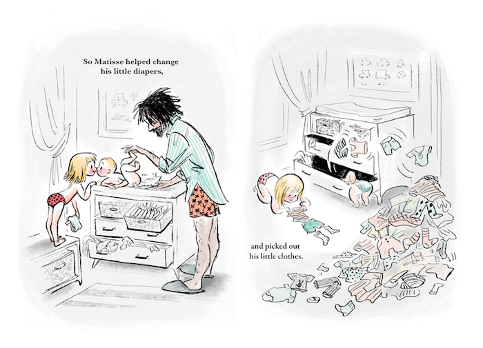 A sweet gift for any new big sister: Little Big Girl by Claire Keane