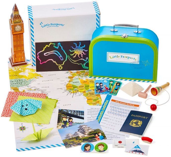 Best subscription gifts for kids: Little Passports travel-themed subscription boxes are a favorite with our kids.