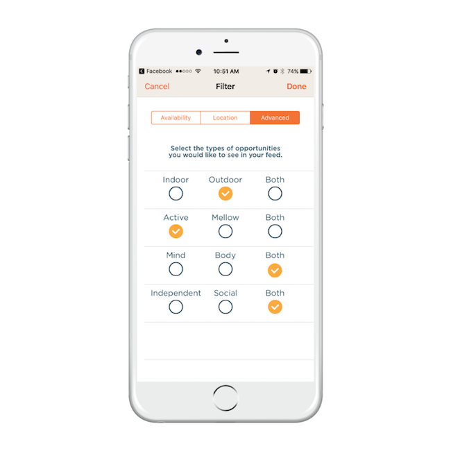 You can search for opportunities based on your preferences in the free volunteer app Golden.