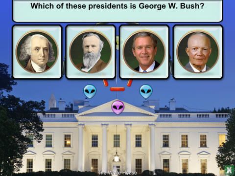 Presidents vs. Aliens Lite: Free app of the week for President's Day
